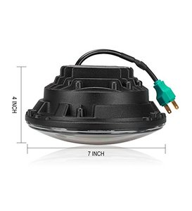 linterna 7 pulgadas x 4 4x4 Off road H4 H13 Hi/<span class=keywords><strong>Lo</strong></span> haz automático de faros de led bombillas h4 para Jeep Wrangler JK CJ - Product Image 5
