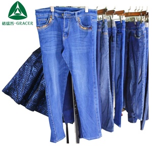 Fábrica de contenedor de invierno pantalones vaqueros de <span class=keywords><strong>la</strong></span> importación de ropa de segunda mano - Product Image 2