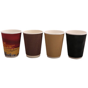 Impresión desechables de papel agradable café taza de cartón - Product Image 5