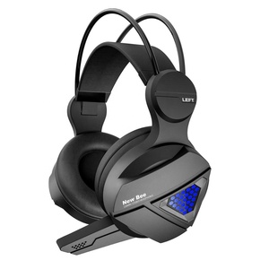 Juego de auriculares con micrófono de luz LED sonido envolvente GamingHeadset por oído con cable de auriculares para PC - Product Image 4