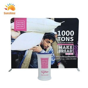 Retour baisse tention tissu graphique salon stand convention affichage mural oreiller cas toile de fond - Product Image 5