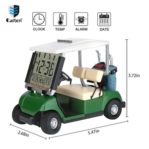 Vente chaude mini <span class=keywords><strong>golf</strong></span> cart réveil LCD numérique affichage <span class=keywords><strong>de</strong></span> <span class=keywords><strong>la</strong></span> date parfait cadeau bureau - Product Image 4