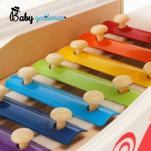 2018 Drôle bébé livre et robinet en bois jouets musicaux avec coulissant <span class=keywords><strong>xylophone</strong></span> Z07117A - Product Image 6