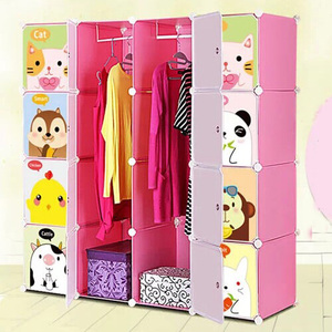 Grand espace 16 cubes accueil meubles facile à nettoyer Portable en plastique Armoire de stockage organisateur - Product Image 2