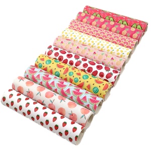 10 buah/set buah nanas dicetak Faux kulit sintetis lembaran set 82112 - Product Image 2