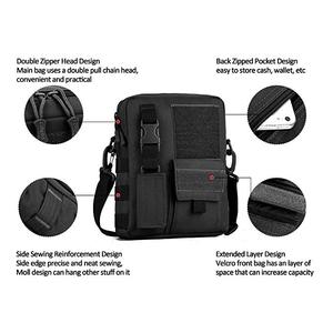 Borsa a Tracolla Quadrata Personalizzata per <span class=keywords><strong>Uomo</strong></span>, Design Classico OEM, Stile alla Moda, Basso MOQ, Grande Borsa Messenger Tattica da <span class=keywords><strong>Uomo</strong></span> - Product Image 4
