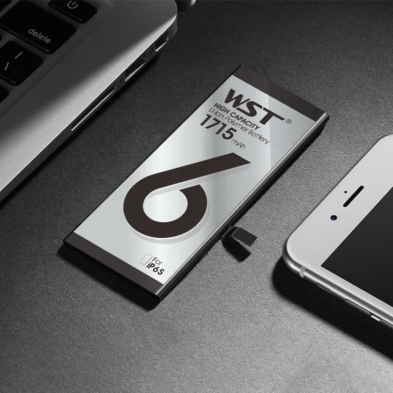 Шэньчжэнь wst аккумулятор 1715 мАч или индивидуальный полимерный литий-ионный перезаряжаемый аккумулятор для телефона 6S