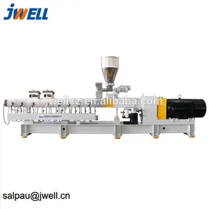 Jwell Color Masterbatch Pelletizing Making Granulator Twin Screw Extrusion Machine