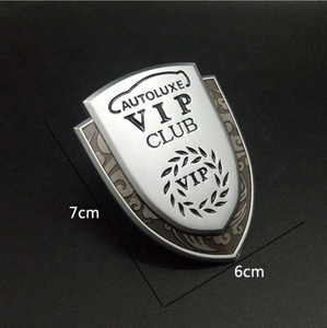 ¡Venta al por mayor! ¡Nuevo! insignia de emblema modificado de metal para coche, cinta protectora 3D VIP, emblema lateral - Product Image 6