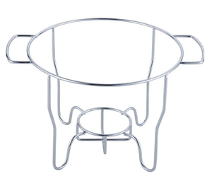 Plato de <span class=keywords><strong>chafing</strong></span> indio rectangular, de acero inoxidable, con quemador de combustible - Product Image 6