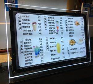 Tùy chỉnh Acrylic LED ánh sáng đơn chủ hiển thị đứng Tabletop Rack hiển thị - Product Image 2