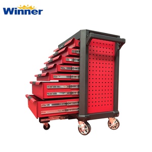 WKH07 Tool Cabinet Trolley Empty White Tool Chest Cabinet Tool Cart