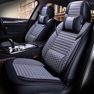 Coussins avant et arrière de luxe populaires de <span class=keywords><strong>voiture</strong></span> du cuir/PVC et housses de siège de <span class=keywords><strong>voiture</strong></span> - Product Image 2