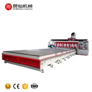 Dinding Modular CLT Panel Bersarang Cutting Mesin Router CNC