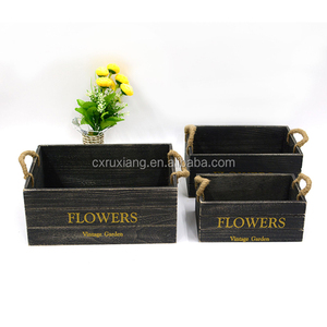 Petites caisses <span class=keywords><strong>de</strong></span> <span class=keywords><strong>pommes</strong></span> orange <span class=keywords><strong>en</strong></span> <span class=keywords><strong>bois</strong></span> personnalisées non finies avec poignées - Product Image 3