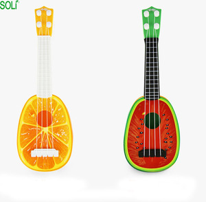 Ukelele de simulación creativa, guitarra eléctrica educativa, mini fruta - Product Image 4