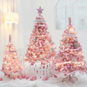 Venta al por mayor gigante LED Mini árbol <span class=keywords><strong>de</strong></span> <span class=keywords><strong>Navidad</strong></span> Artificial PVC regalo iluminado <span class=keywords><strong>Navidad</strong></span> decoración ornamento en cono Rosa uso al aire libre - Product Image 1