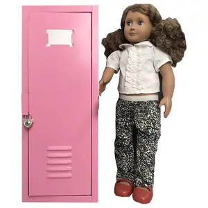 Principessa 18 "Bambola Vanity Armadio Set American Girl 18 pollici Bambola Mobili con Girevole Specchio