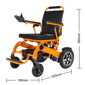 Barato de la fábrica de los precios de los plegable ligero de silla de ruedas eléctrica con batería de litio - Product Image 4