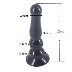 Jouet godemichet aux fesses pour hommes et femmes, couleur unie, accessoires sexuels, jeux pour adultes, plug <span class=keywords><strong>anal</strong></span>, 1 pièce, CHGD017 - Product Image 2