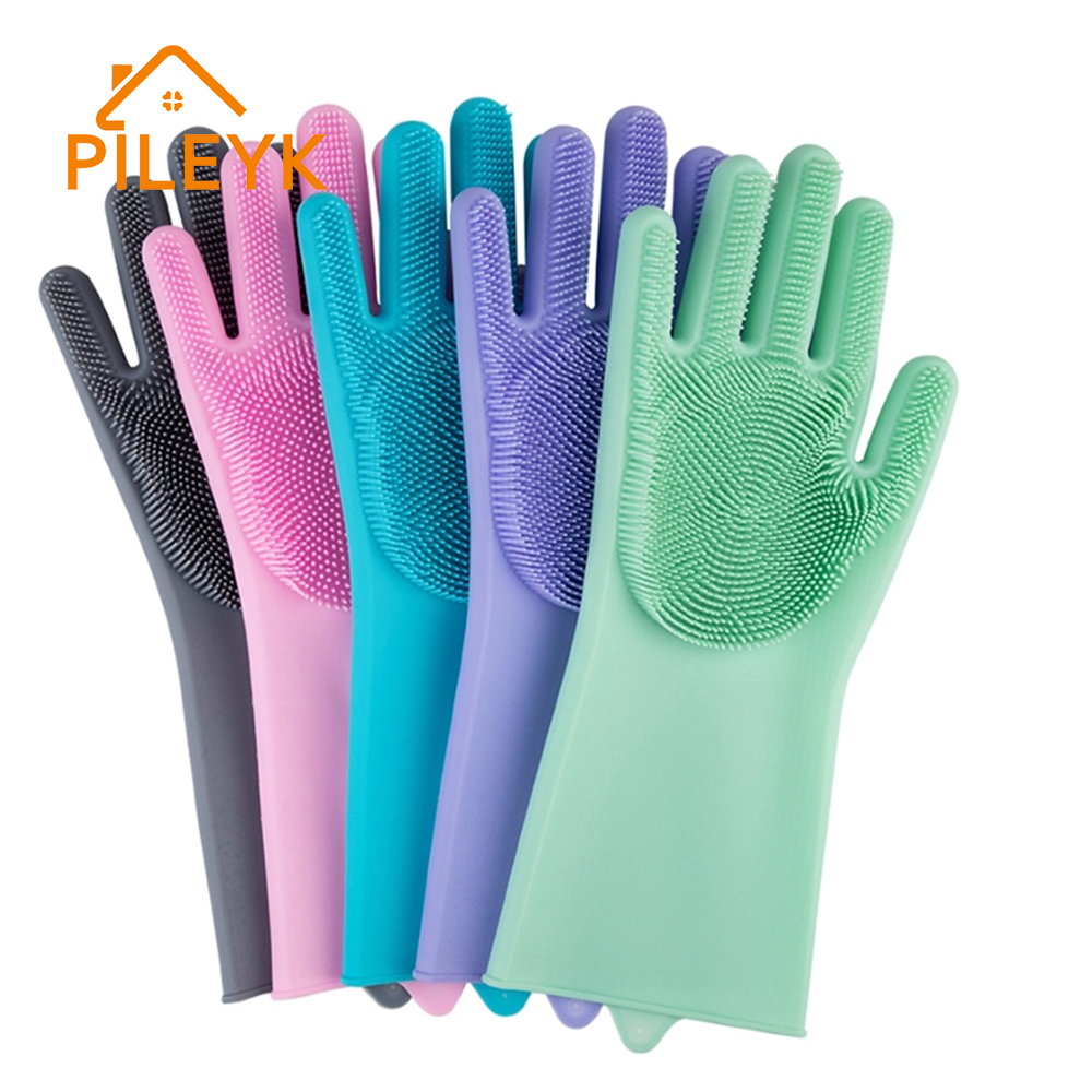 Перчатки из латекса, многоразовые силиконовые рукавицы для духовки, перчатки для ухода за домашними животными, скребок для мытья посуды, наборы скраб для ванной, оборудование для мытья автомобиля