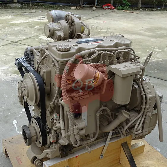 4.5L 4 सिलेंडर डीजल इंजन QSB4.5 CM850 पानी ठंडा पूरा इंजन स्टॉक में