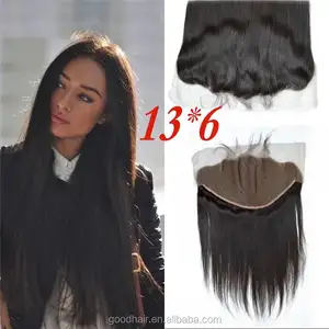 AliExpress pelo humano 13*6 frontal del cordón del oído con el pelo del bebé cordón suizo frontales venta rápida productos