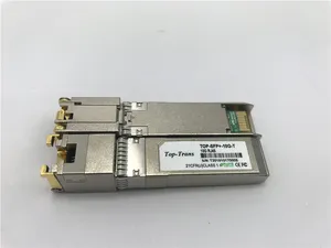 SFP-10G-T 호환 10 기가비트 이더넷 구리 RJ45 SFP 트랜시버 10G SFP + 30m Cat6/6A 트위스트 섬유 구리 컨버터