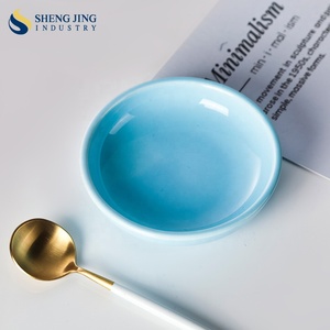 Cuenco pequeño de cerámica esmaltado para salsa de soja, minicuenco de Color para restaurante, precio al por mayor - Product Image 5