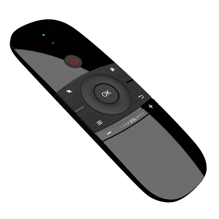 2019ออกแบบใหม่ W1เมาส์คีย์บอร์ดไร้สาย2.4G เมาส์ชาร์จ Mini Remote Control สำหรับ Android TV Box/Mini PC/TV