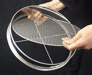 30Cm Đường Kính Thép Không Gỉ Vườn Potting Sàng Cát Màn Hình Kiểm Tra Sàng Lưới Cho Bộ Lọc - Product Image 3