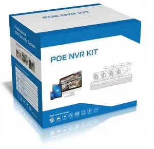 Cheapest 8CH POE NVR Kit Sony307 1080P POE Security IP Camera CCTV Monitor System