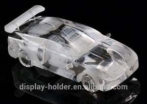 3D雕刻水晶汽车模型，黑色底座礼品来自水晶工艺品类别 - Product Image 5