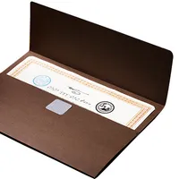 Zarif özel renkli a4 boyutu manila kraft iş zarf olarak belge organizatörü/promosyon hediye