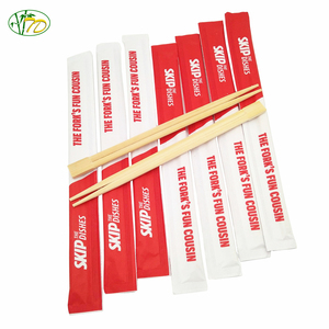 Venta al por mayor de <span class=keywords><strong>la</strong></span> fábrica de palillos chinos desechables con mangas con logo para <span class=keywords><strong>restaurante</strong></span> - Product Image 3