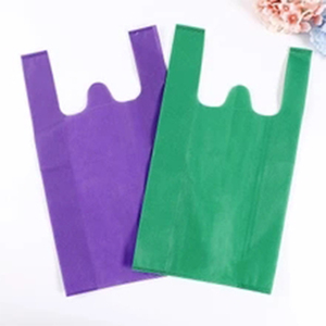 Envío rápido nuevo venir camiseta de calidad superior bolsas de compras no tejido proveedor en China - Product Image 3