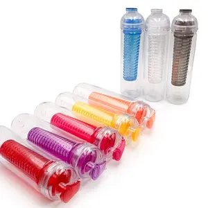 Botol air olahraga silikon perjalanan bebas BPA 900ml/botol air plastik