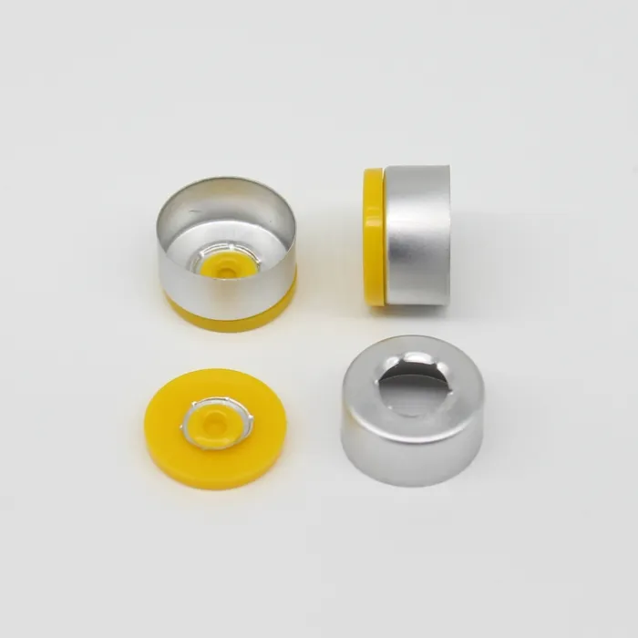 13mm 노란색 특수 의료 알루미늄 플라스틱 조합 플립 캡 커버