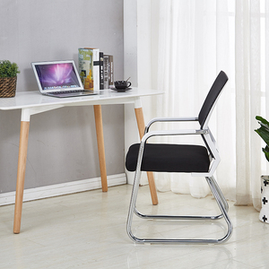 Precio de fábrica de arco en forma de tela de malla de tarea asiento ergonómico Conferencia habitación Oficina reunión formación silla - Product Image 4