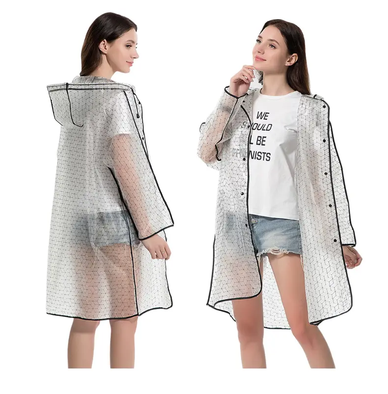 ציוד גשם יצרן אופנה חיצוני סלעית גבירותיי מעיל גשם מעיל עבור בנות