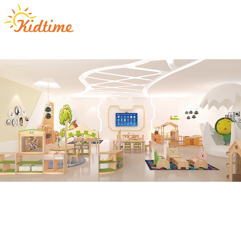 Деревянные детские дошкольные принадлежности, набор мебели с индивидуальным дизайном