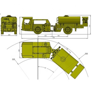 Tank Volumen 2.5m3/4m3/6m3/10m3 unterirdischen bergwerk ausrüstung öltanker lkw - Product Image 5