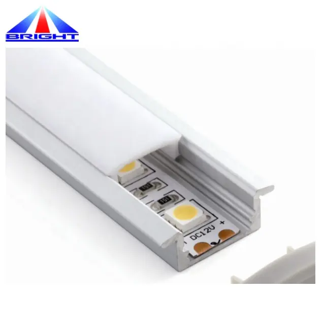 U形状Aluminium Profile 5630 LEDハードStrip 72led 12V With Milky/Clear PC Covcer LED Strip BarためCabinet Closet Kitchen