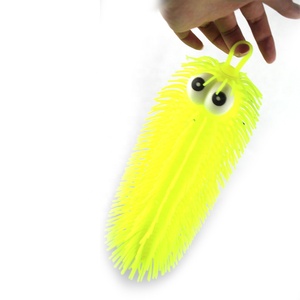 Jouet squishy de chenille en peluche clignotante tpr light up puff ball avec yoyo - Product Image 5