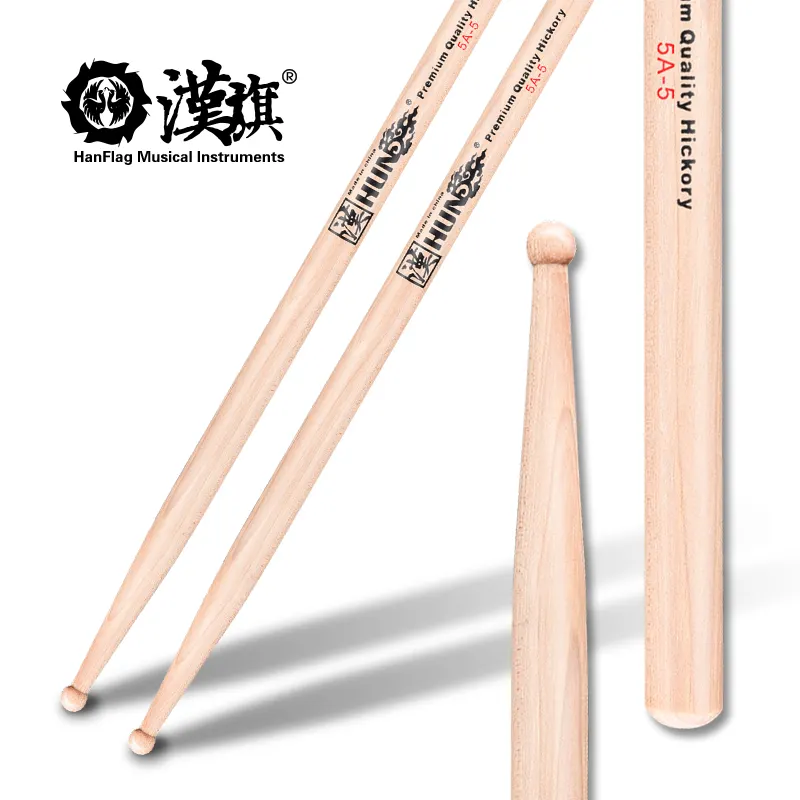 Round tips drum sticks american hickory 5A-5