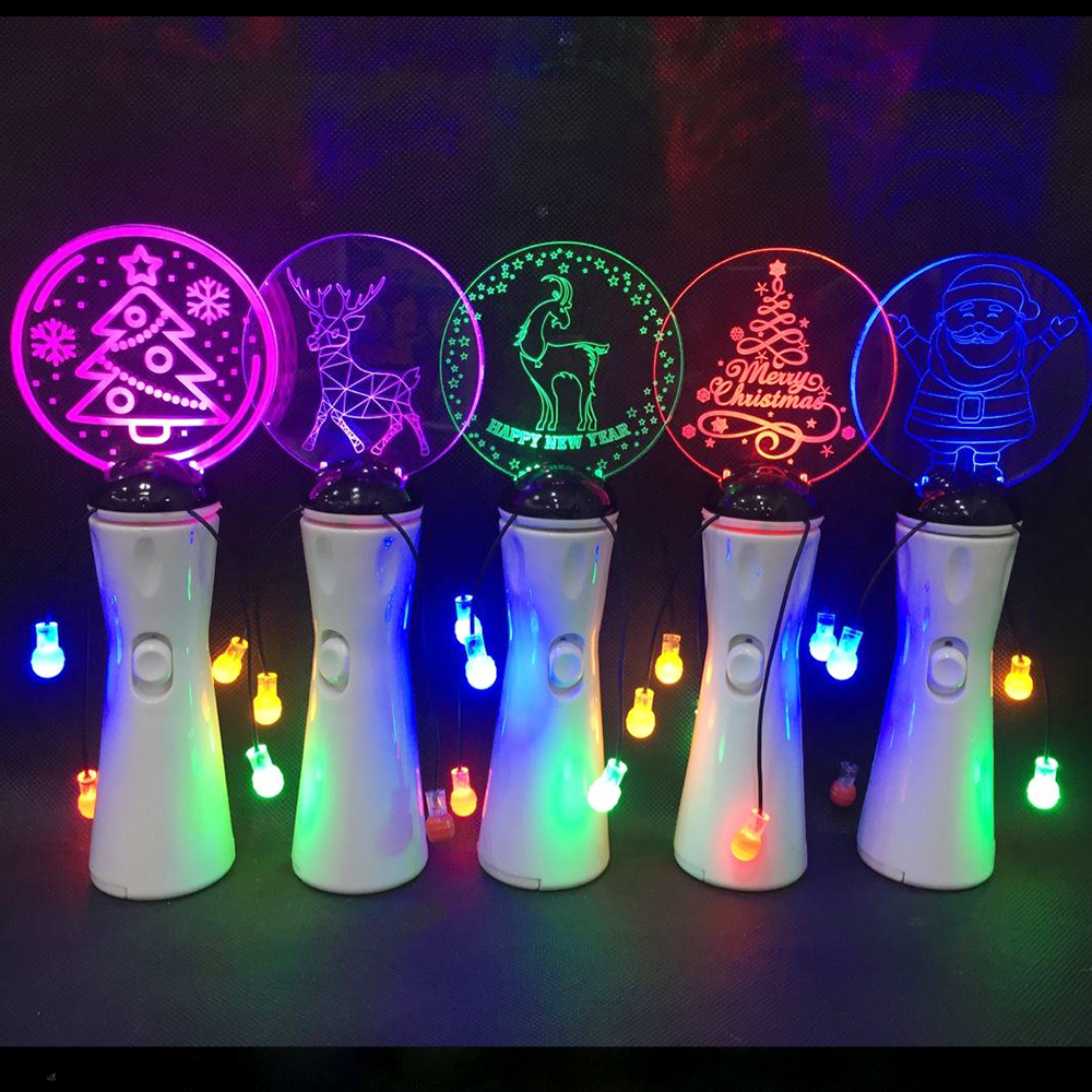 Детская светящаяся вращающаяся палочка, игрушка, светодиодная ветряная мельница, светящаяся палочка, креативная цветная палочка, светящаяся игрушка-Спиннер