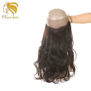 Les Cheveux rares 360 Dentelle Fermeture Frontale Vierge Cheveux Sans Colle 100% Cheveux humains Dentelle Frontale - Product Image 2