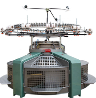 Máquina de Tejer Circular de Punto Sencillo Comercial de Ancho Abierto, Nueva, Computarizada, de Alta Productividad, con Rodamientos de Motor y Servicio Internacional