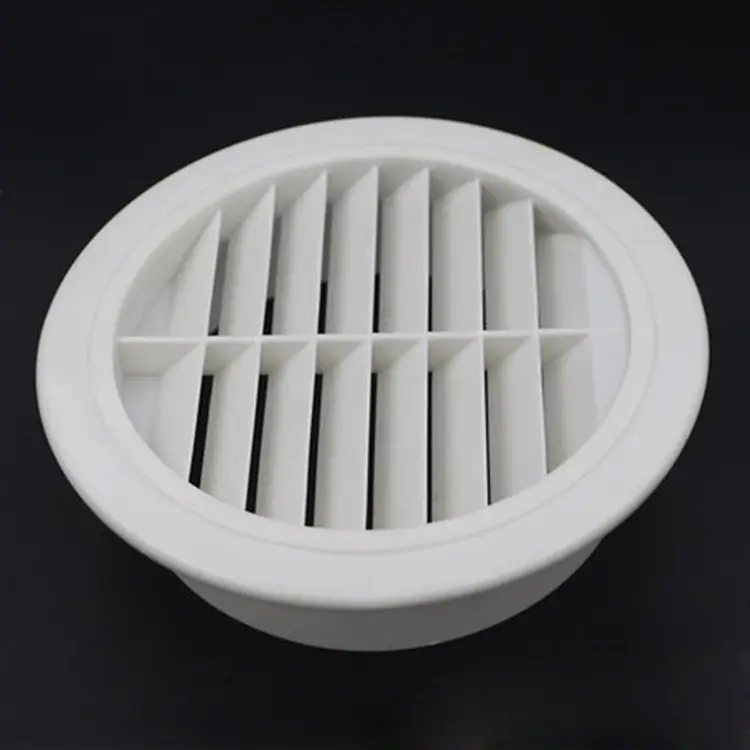 Nắp Lưới Tản Nhiệt Air Vent 75 100 160Mm Ống Thông Gió Màu Trắng Vỏ Nhựa ABS Chất Lượng Cao