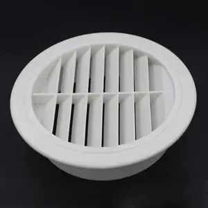 Air Vent Grille Cover 75 100 160ミリメートルDucting WHITE Ventilation Cover High Quality ABS Plastic